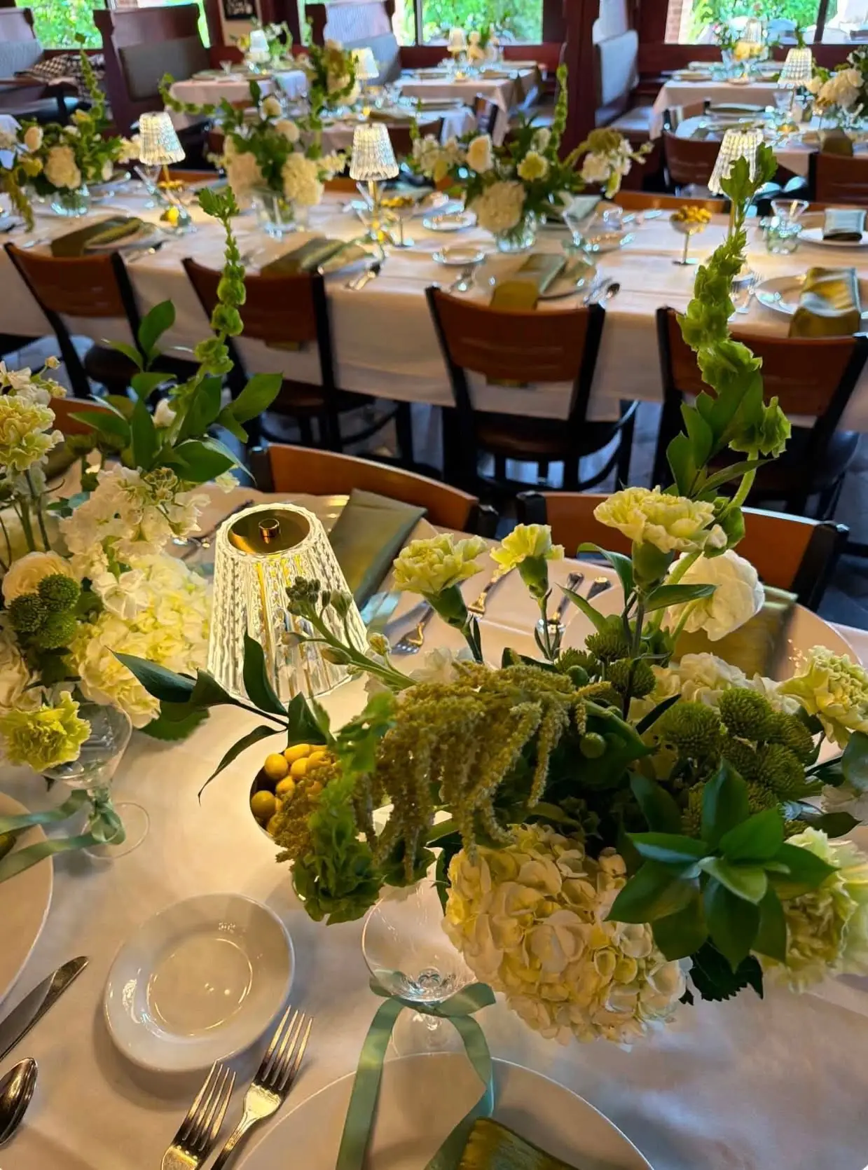 Martini-themed bridal shower backdrop in Chicago styled for photos